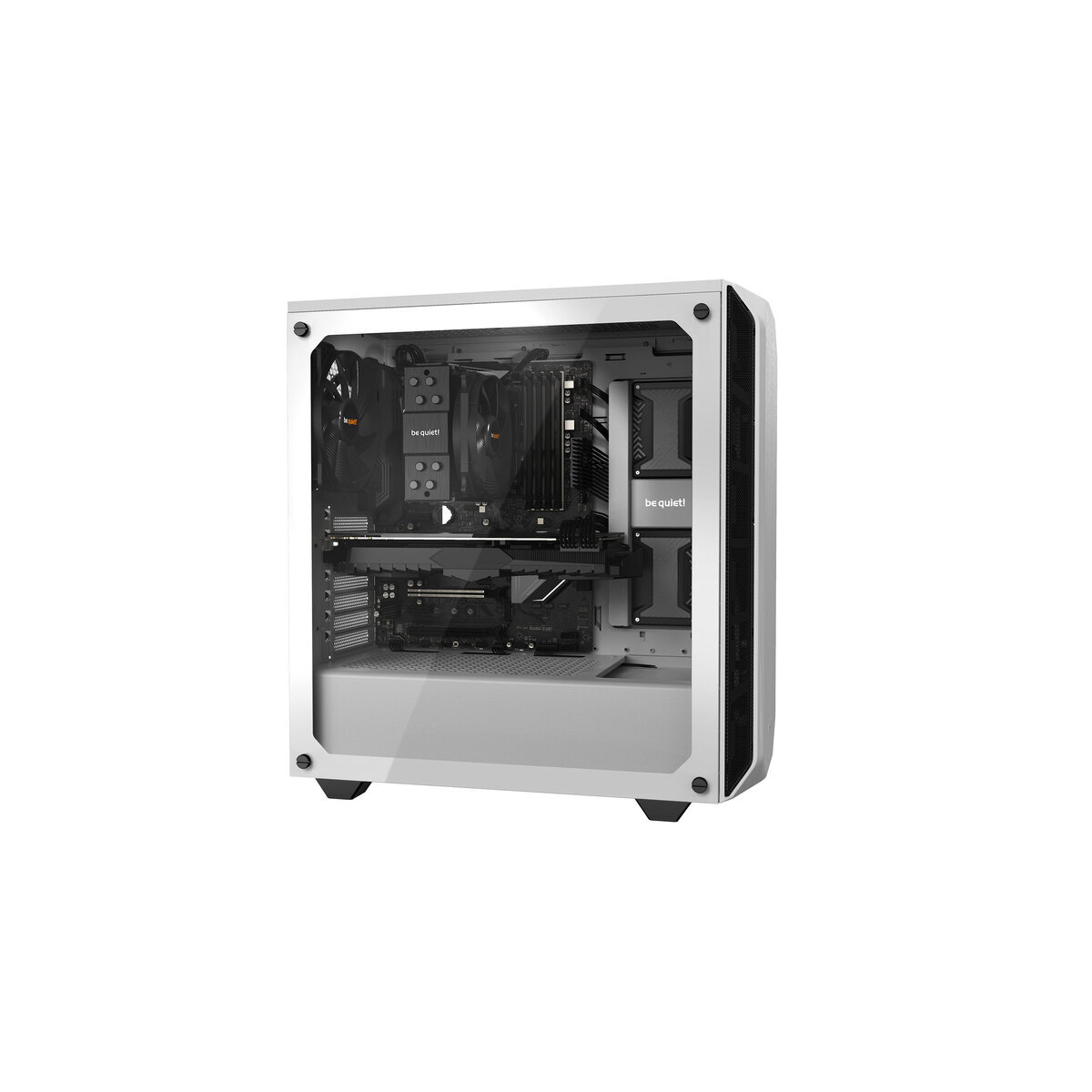 Gabinete Gamer Be Quiet! Pure Base 500 Cristal Blanco Bgw35 OPEN BOX A