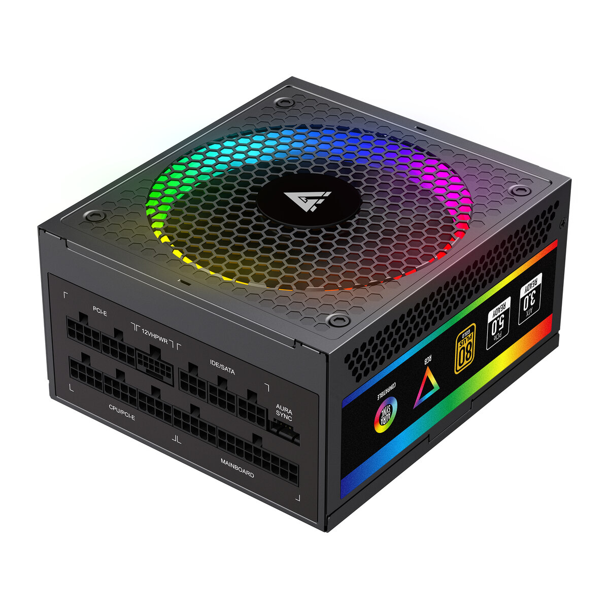 Fuente De Poder Game Factor Psg1050 Full Modular Rgb 1050Watts 80 Plus Gold 12Vhpw 600W OPEN BOX A