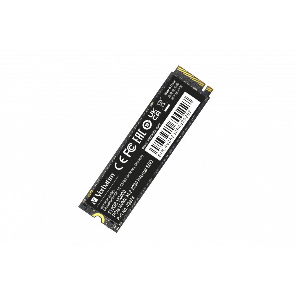 Ssd Verbatim Vi3000 512Gb M.2 Nvme Pci-E 3.0 3100 Mb/S 49374