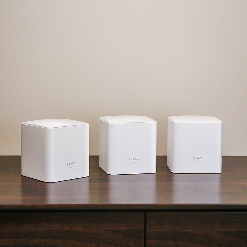Router Tenda Mw5G (3-Pack) Banda Dual Wifi Mesh 867Mbit/S 2X Rj-45 5Ghz 3X Piezas Blanco