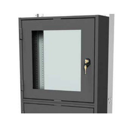 Puerta De Seguridad Belden Plexiglas Para Rack 22U Negro Bsp-11U-12Pk