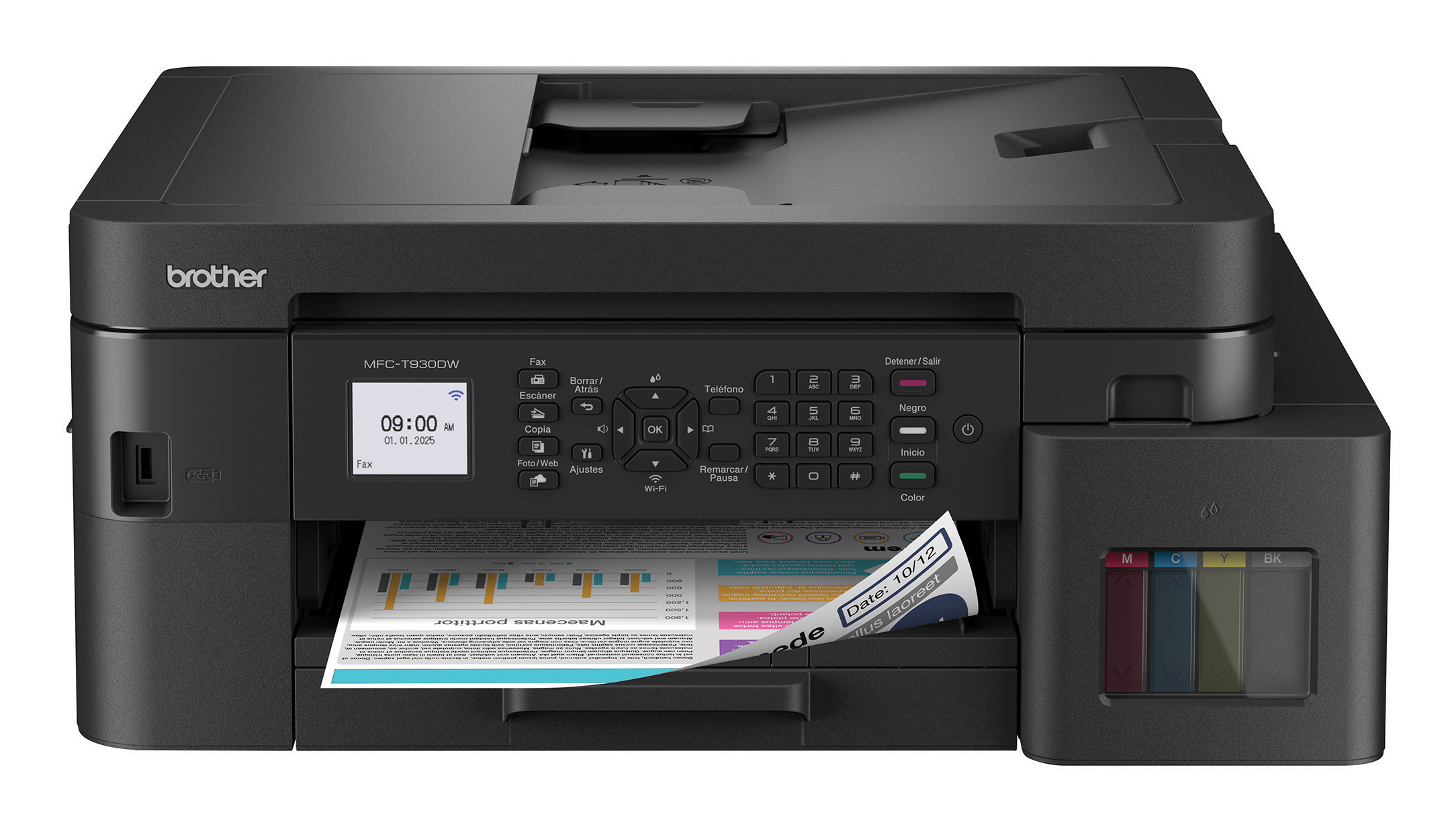 Impresora Multifuncional Brother Mfct930Dw Dúplex Iinyección De Tinta Inalámbrico