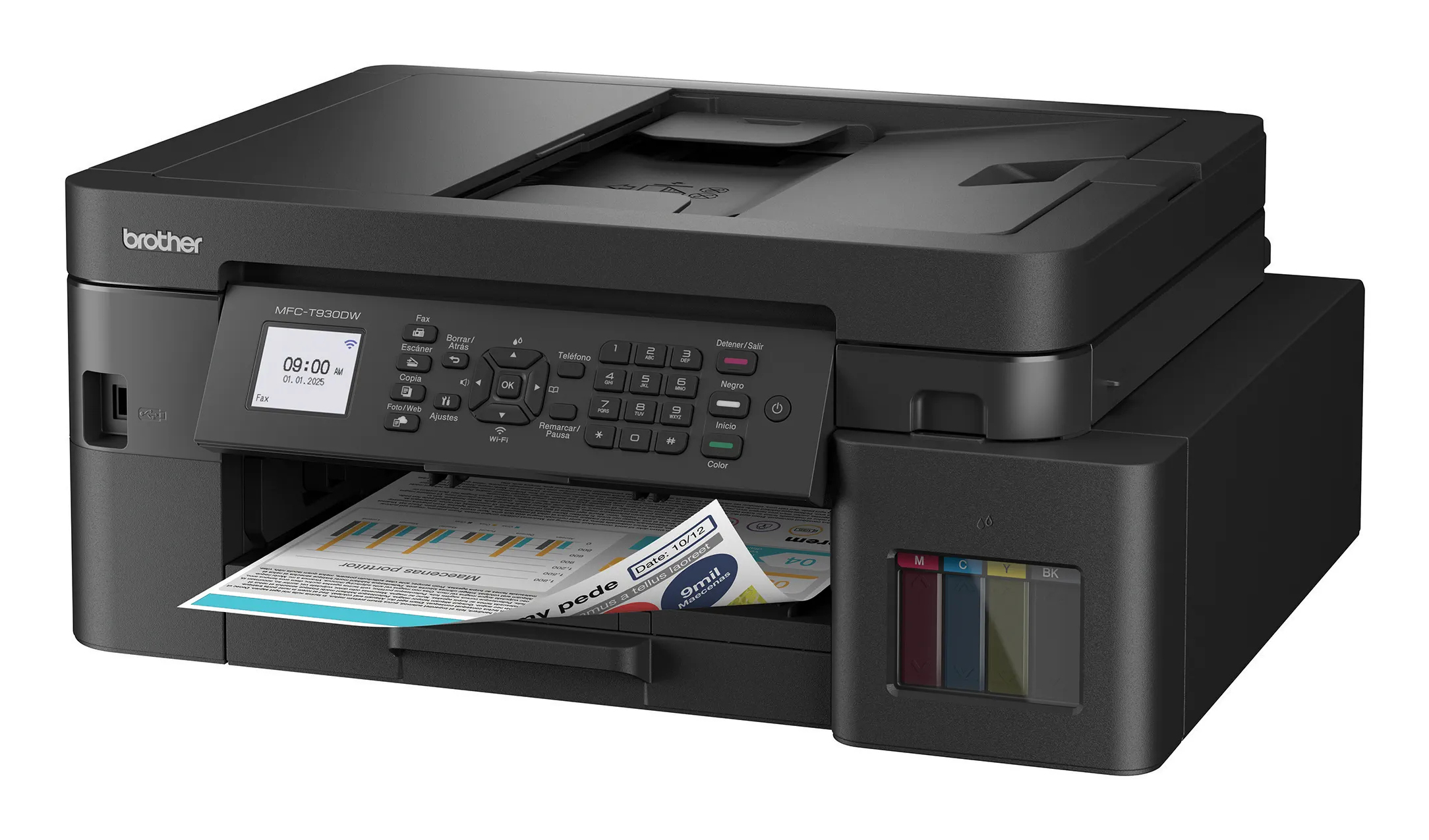 Impresora Multifuncional Brother Mfct930Dw Dúplex Iinyección De Tinta Inalámbrico
