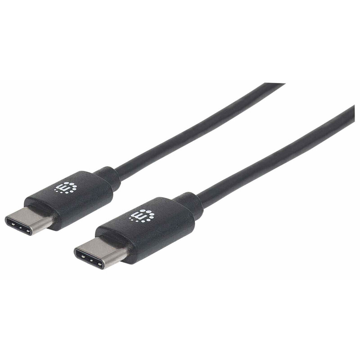 Cable Usb Manhattan Usb 3.0 Macho 1 Metro Negro 353342