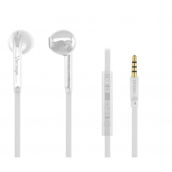 Audifono Vorago Ep-201 3.5Mm Microfono In-Ear Blanco