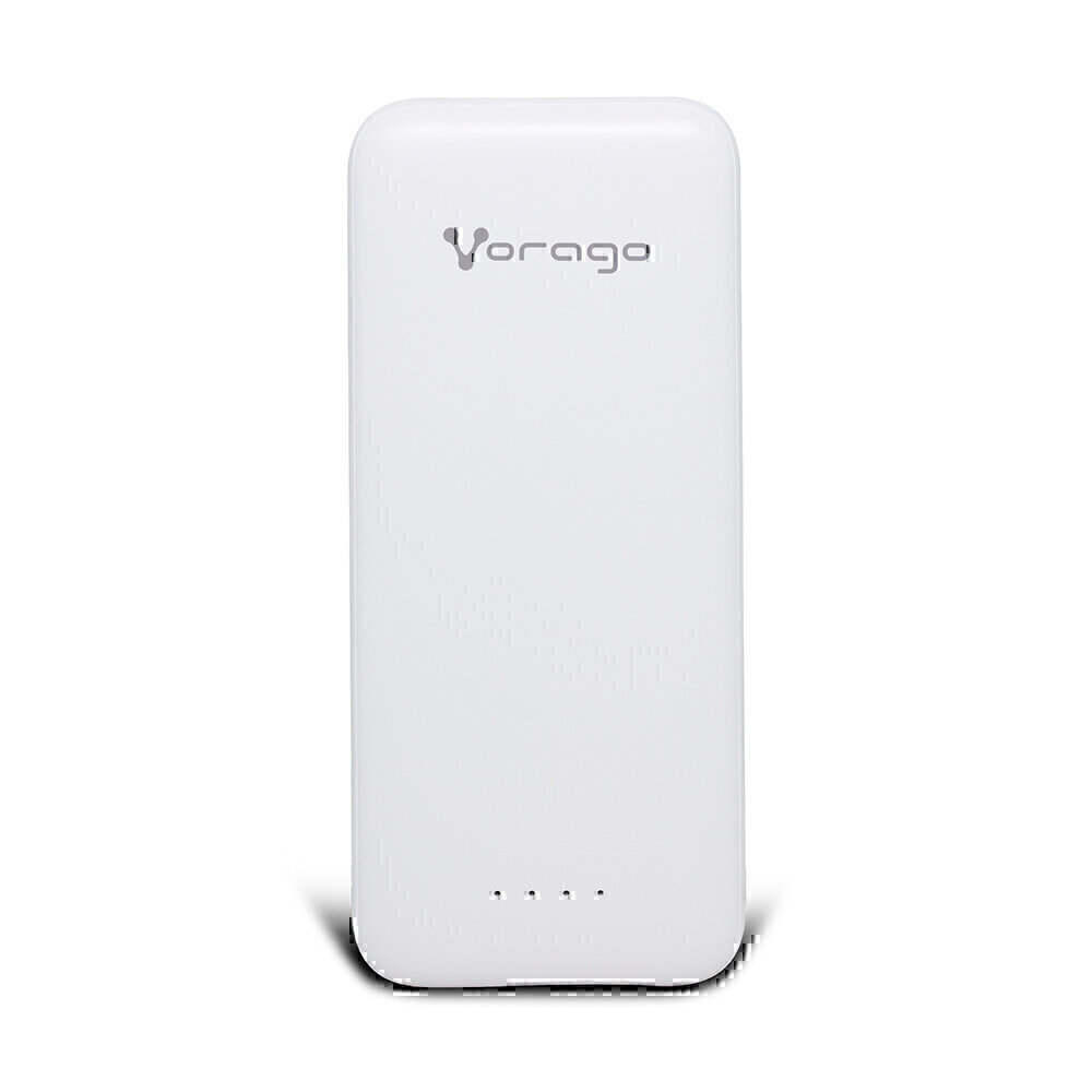 Power Bank Vorago Pb-301 5,000 Mah 2 Puertos 1A/2.1A Blanco Pb-301-Wh