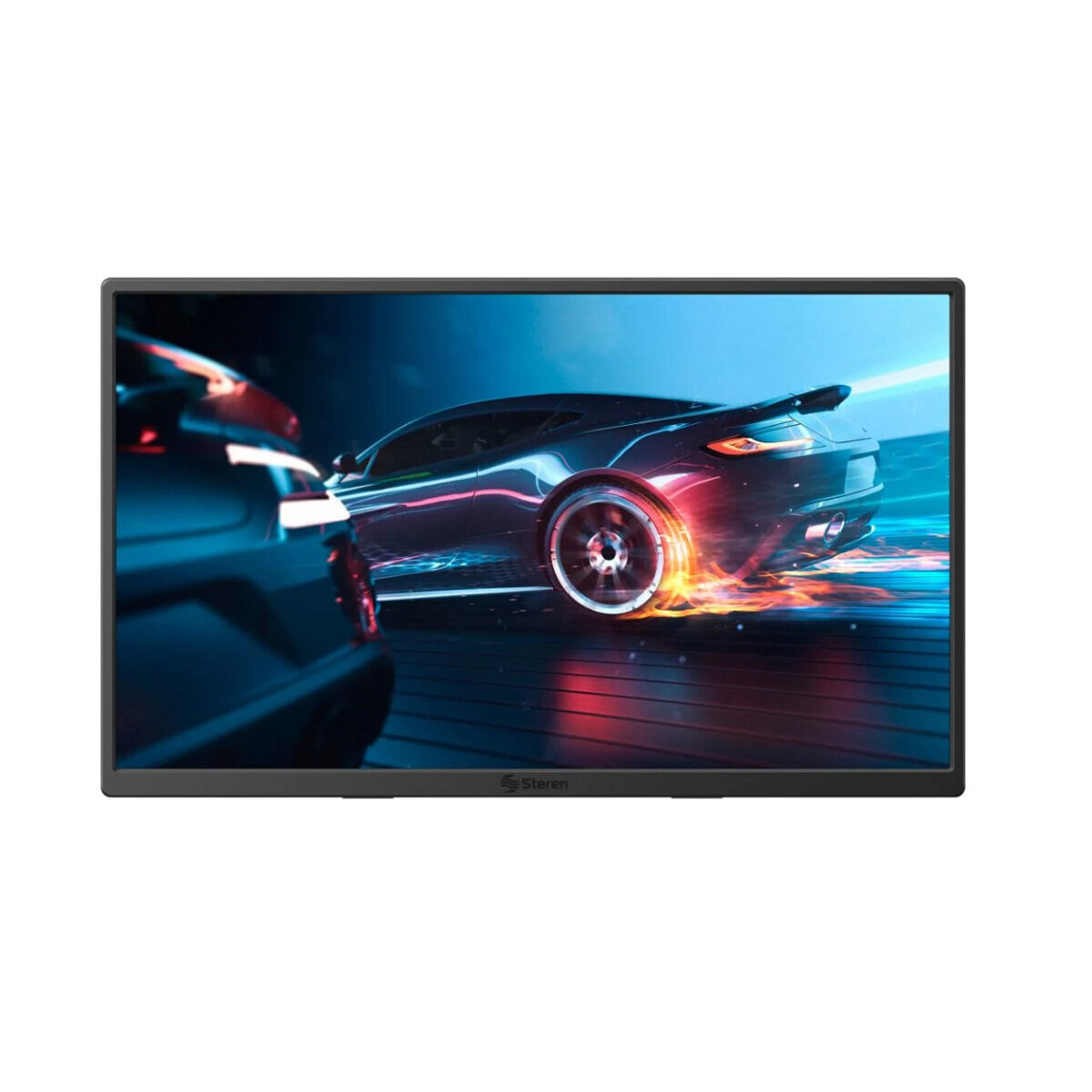 Monitor Portátil Steren Dis-118 Lcd 18.5" Fhd Mini Hdmi Bocinas 2X 1W Negro