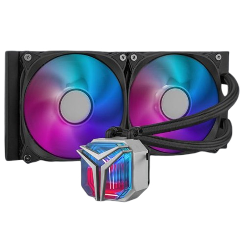 Enfriamiento Líquido Aio Yeyian Infinity Argb 240 2X 120Mm 2200Rpm Negro Ytd-240Al-M1