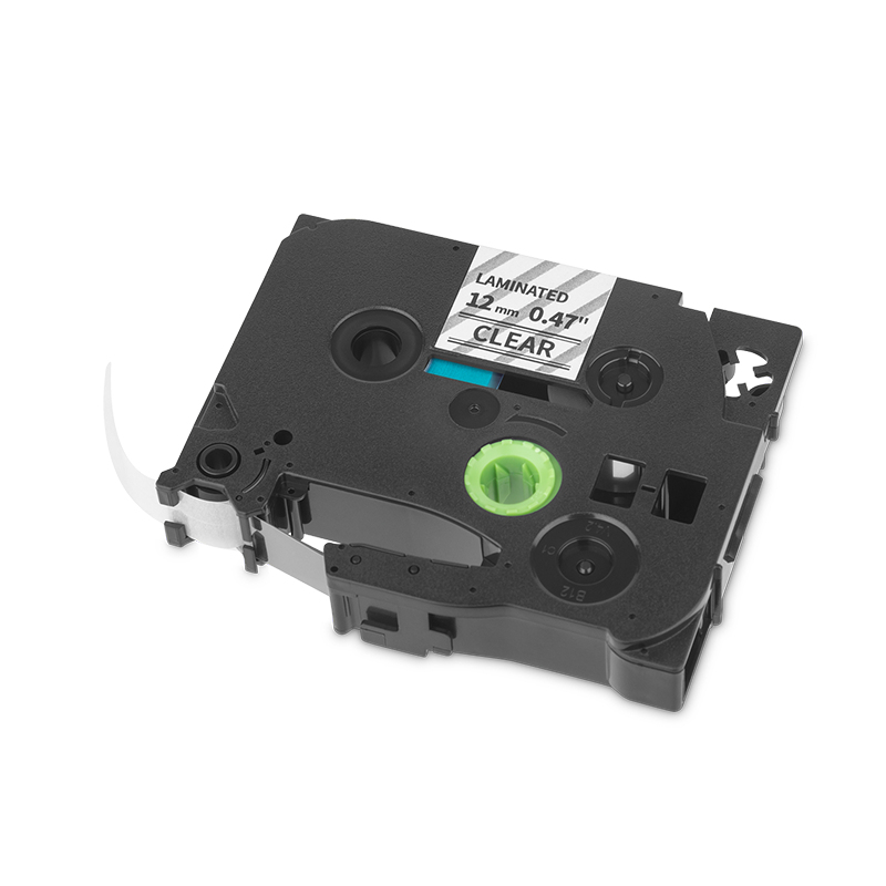 Cinta De Etiquetas Laminadas Qian Transparente 6 Piezas Negro Qze-131