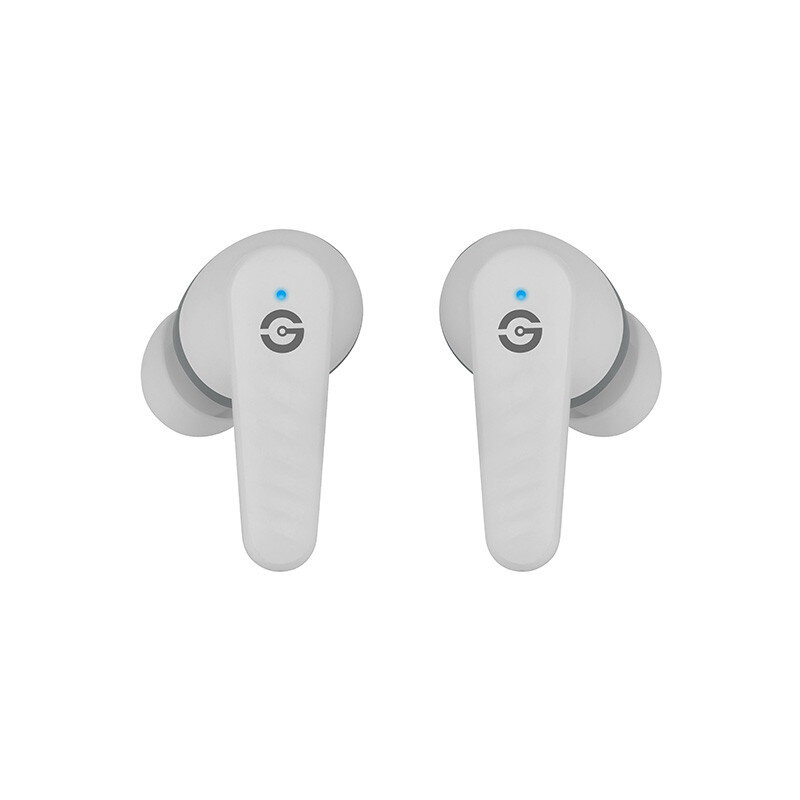 Audífonos Tws Earbud Getttech Bluetooth Gris Con Blanco Gue-T8Pbl-Wg