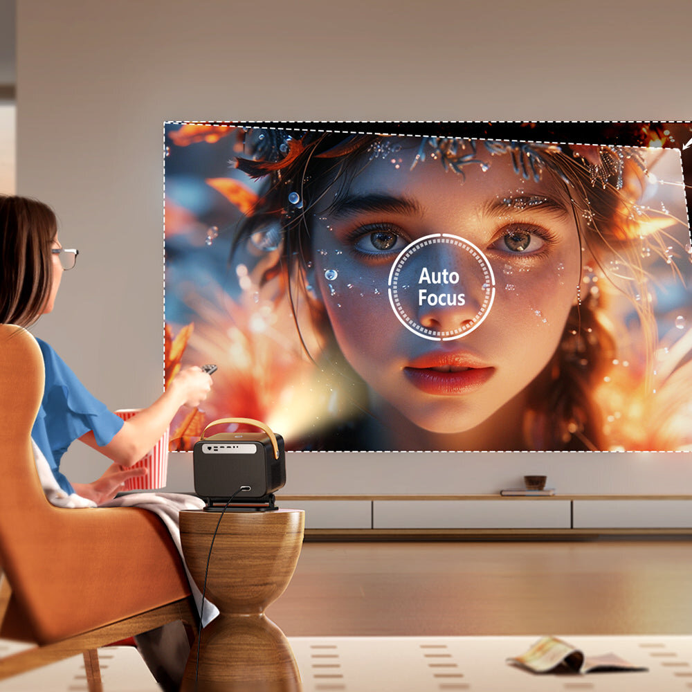 Proyector Inteligente Yaber U12 Fhd 700 Lúmenes Ansi Dolby Audio Os De Linux