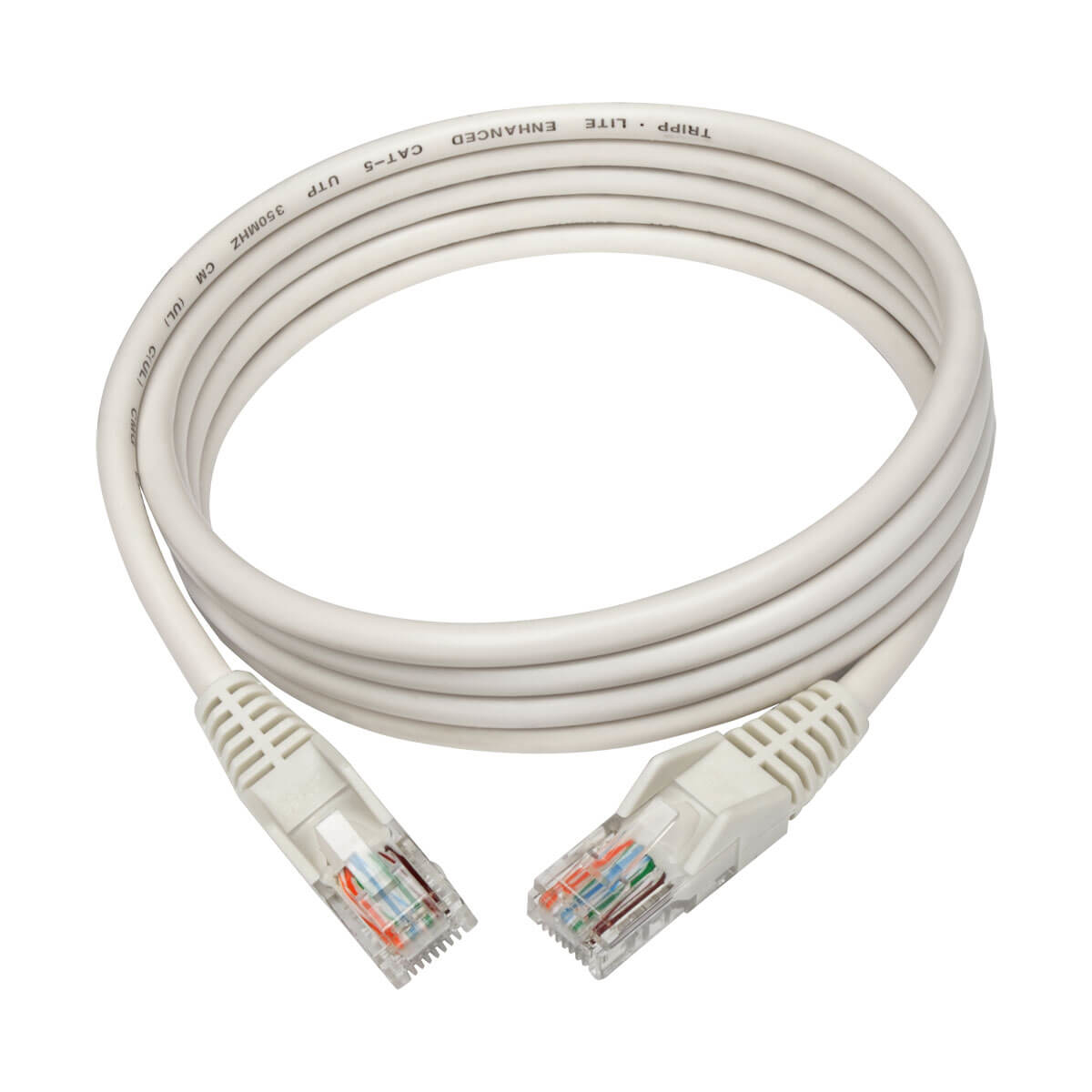 Cable Utp Tripp Lite By Eaton Cat5E Ej-45 Macho A Rj-45 Macho 1.52M Blanco N001-005-Wh