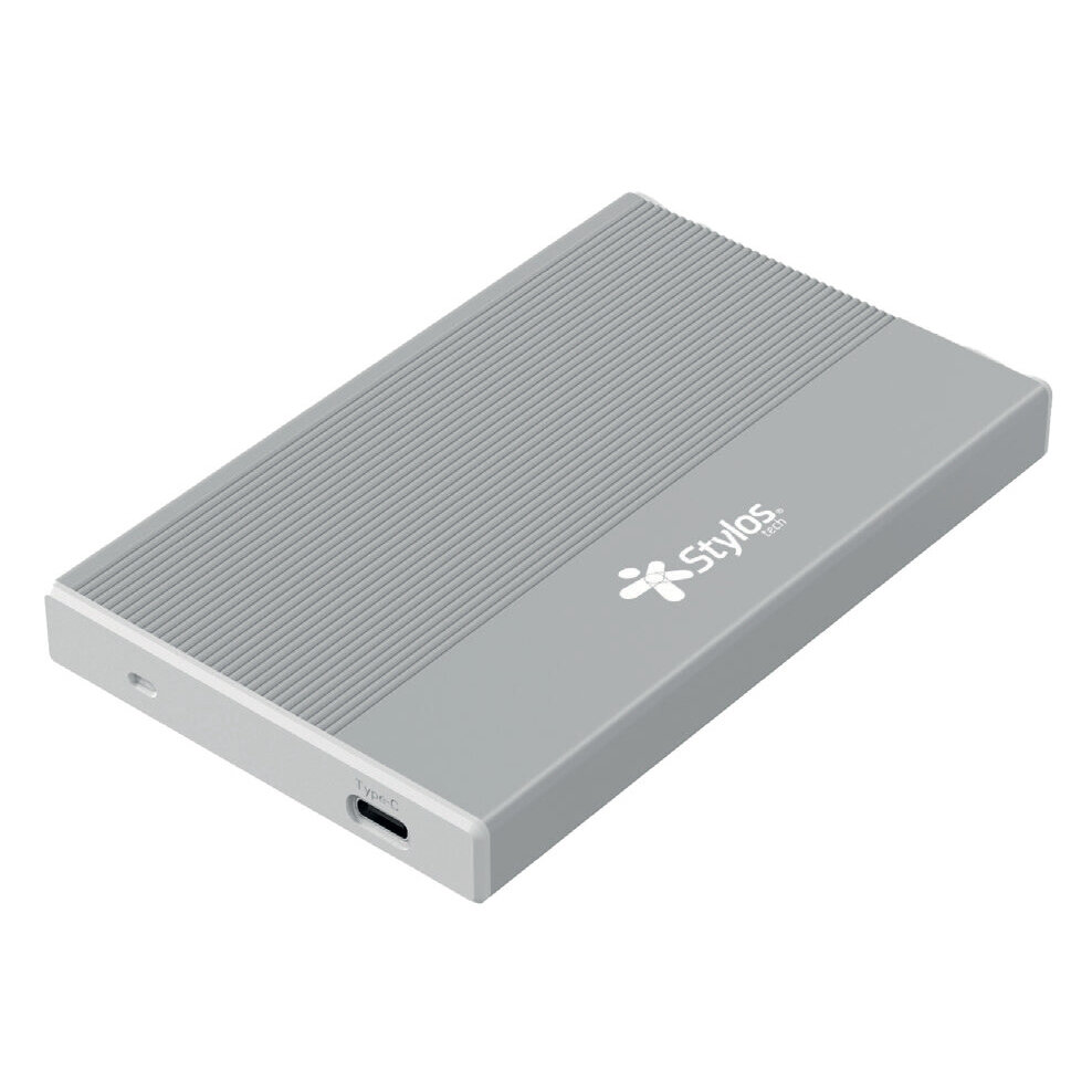 Enclosure Stylos Sten251S 2.5" Ub-C Para Ssd Y Hdd Plata