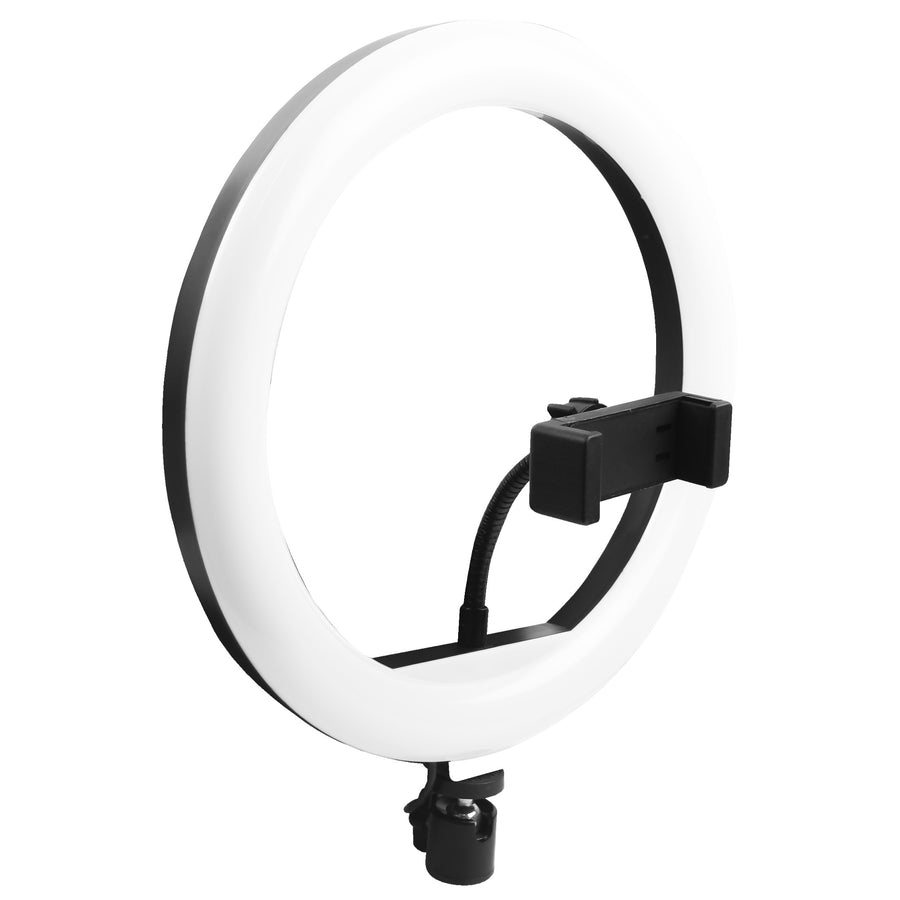 Aro De Luz Led Perfect Choice 10" Con Base Expandible Y Tripié Para Streaming Lumeria Pc-120407