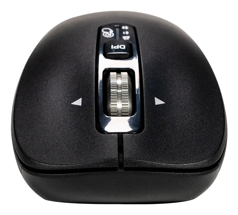 Mouse Inalámbrico Naceb Technology Óptico 6 Botones 3200Dpi Negro Na-0132