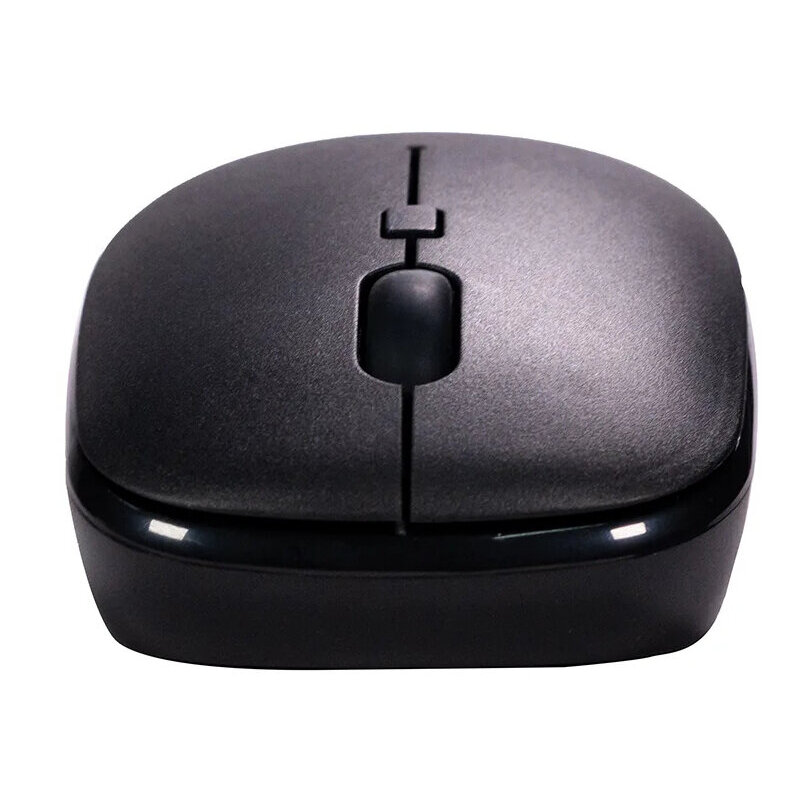 Mouse Inalámbrico Naceb Technology Slim 3 Botones 1600Dpi Negro Na-0136N