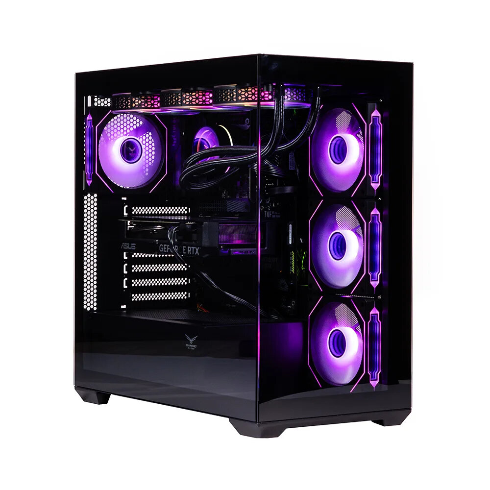 Gabinete Naceb Technology Midi-Tower Atx 4X 120Mm Instalado Negro Na-0637N