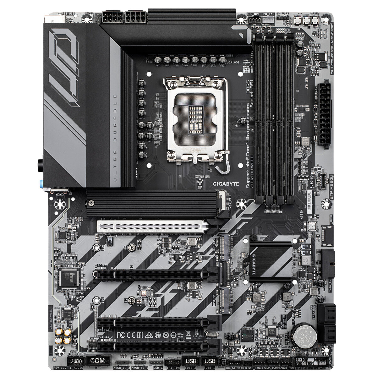 Tarjeta Madre Gigabyte Z890 Ud Wifi6E Intel Z890 Lga 1851 Hdmi Dp Atx