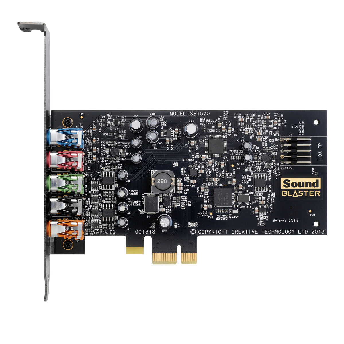 Tarjeta De Sonido Pcie Creative Labs Sound Blaster Audigy Fx 5.1 Canales Pcie 70Sb157000000