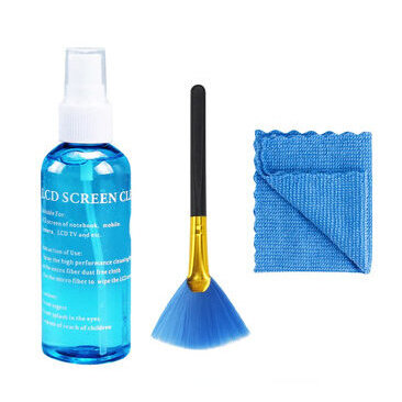 Kit De Limpieza Brobotix Spray Limpiador Brocha Pañuelo Para Pantallas 6006719