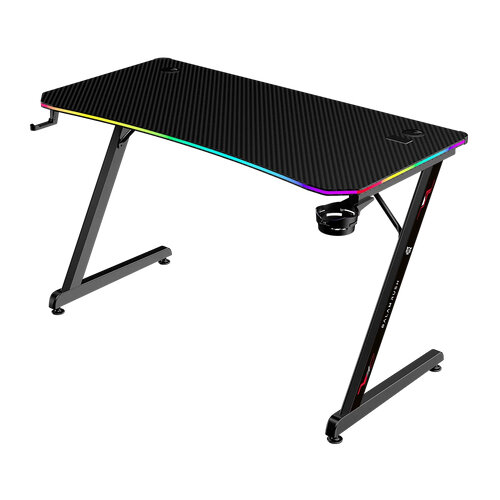 Escritorio Gamer Balam Rush Ergonómico Olympus Spot Glow Pro Mrx8000 Rgb 120X60Cm Negro Br-941372