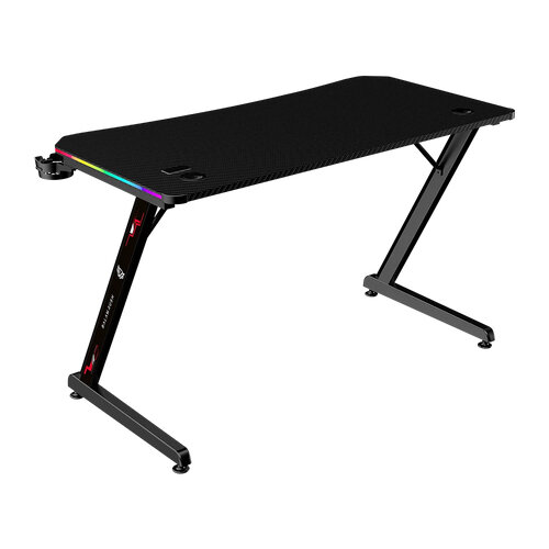 Escritorio Gamer Balam Rush Ergonómico Olympus Spot Glow Pro Mrx8000 Rgb 120X60Cm Negro Br-941372