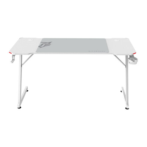 Escritorio Gamer Balam Rush Ergonómico Olympus Spot Glow Mrx6000 Rgb 140X60Cm Blanco Br-941402