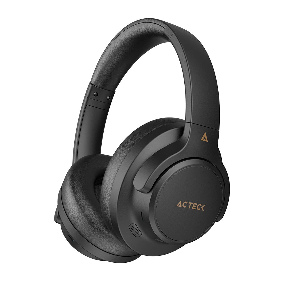 Audífonos Acteck Hype Epic Hp750 Bluetooth Cancelación De Ruido Activo Negro Ac-940856