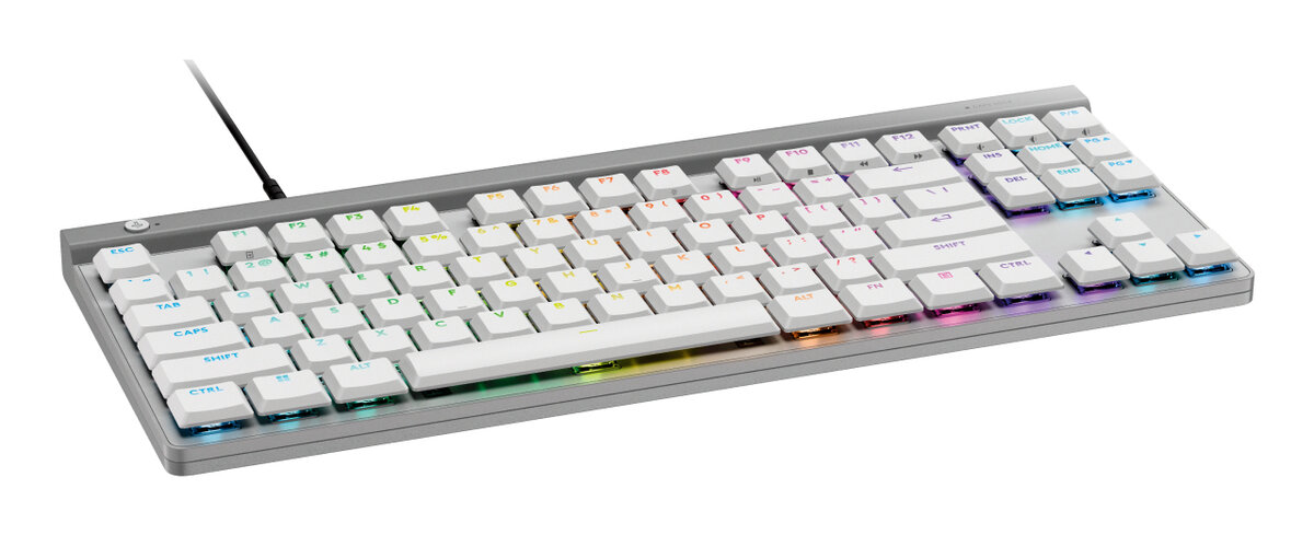 Teclado Logitech G515 Tkl Rgb Alámbrico Usb-A Inglés Blanco 920-012869