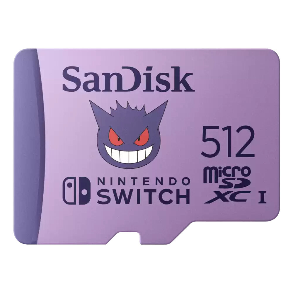 Memoria Microsdxc Sandisk 512Gb V30 Pokémon Gengar Compatible Con Nintendo Switch Sdsqxao-512G-Gn6Zk