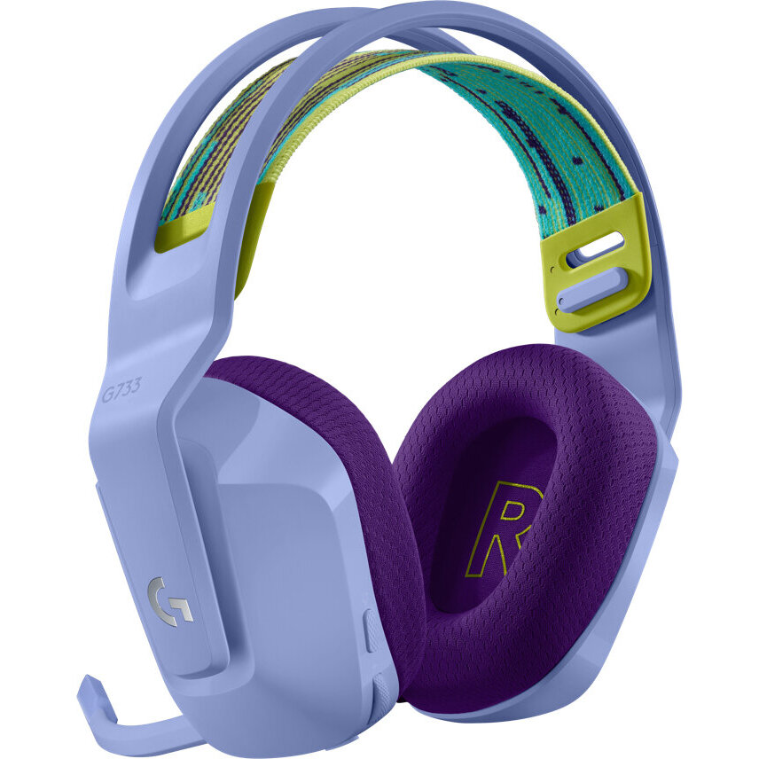 Audifonos Logitech G733 Lightspeed Wireless Rgb Gaming Lila 981-000889 OPEN BOX A
