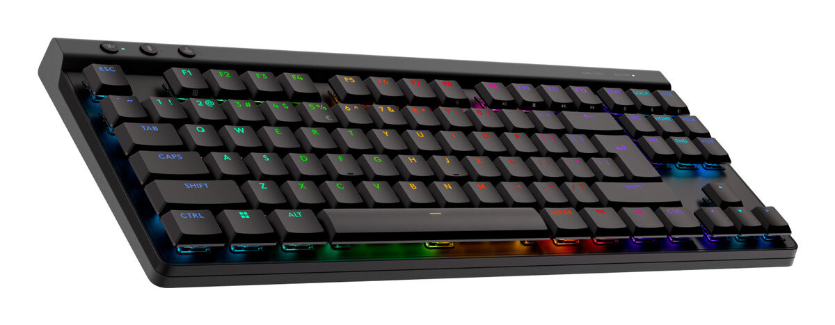Teclado Logitech G515 Tkl Lightspeed Rgb Inalámbrico Rf Inglés Negro 920-012423