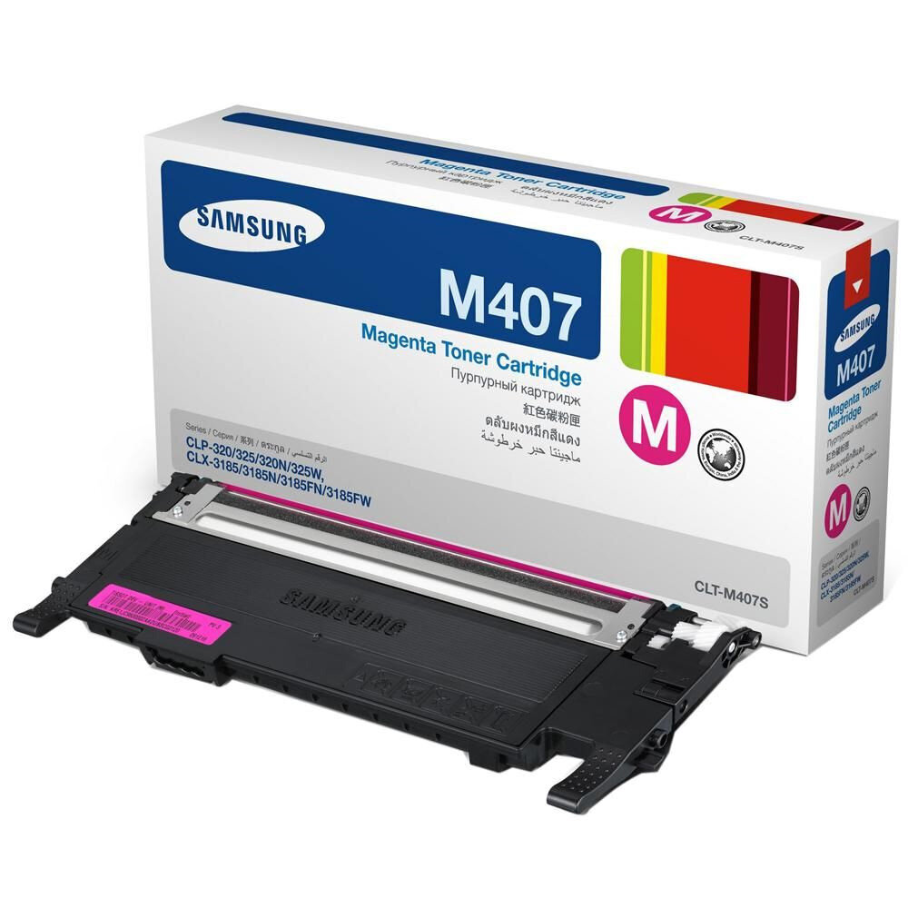 Toner Samsung Clt-M407S Magenta Para Clp-320/325  Clx-3185 OPEN BOX A
