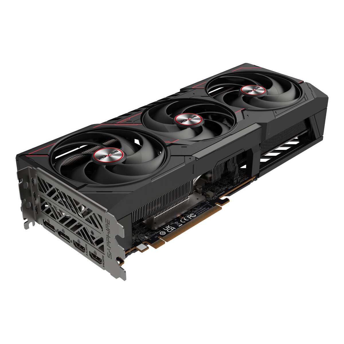 Tarjeta Gráfica Sapphire Amd Radeon Pulse Rx 9070 Xt Gaming 16Gb 256-Bit Gddr6 Hdmi Dp 11348-03-20G