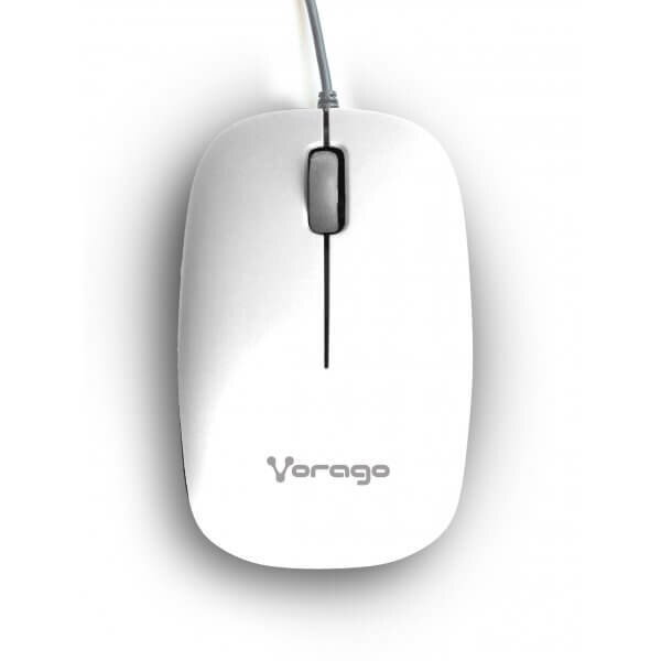 Mouse Vorago Mo-206 Blanco 2400 Dpi Usb