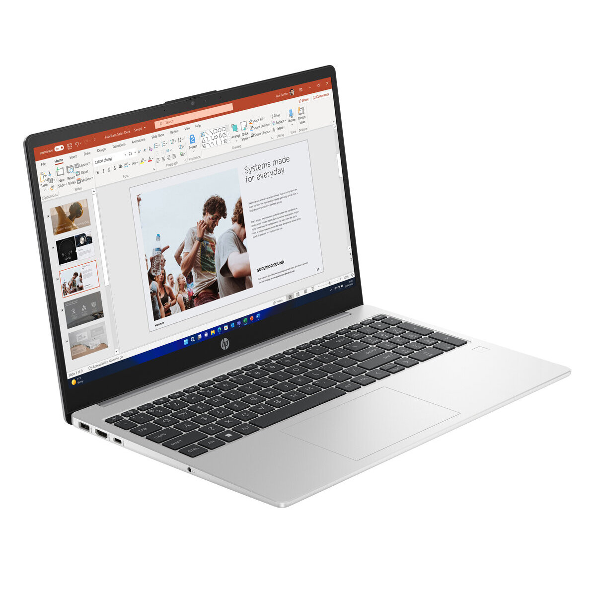 Laptop Hp 250 G10 15.6" Intel Core I5 1334U 8Gb Ddr4 512Gb Ssd Nvme Windows 11 Home Plata B5Uz7At