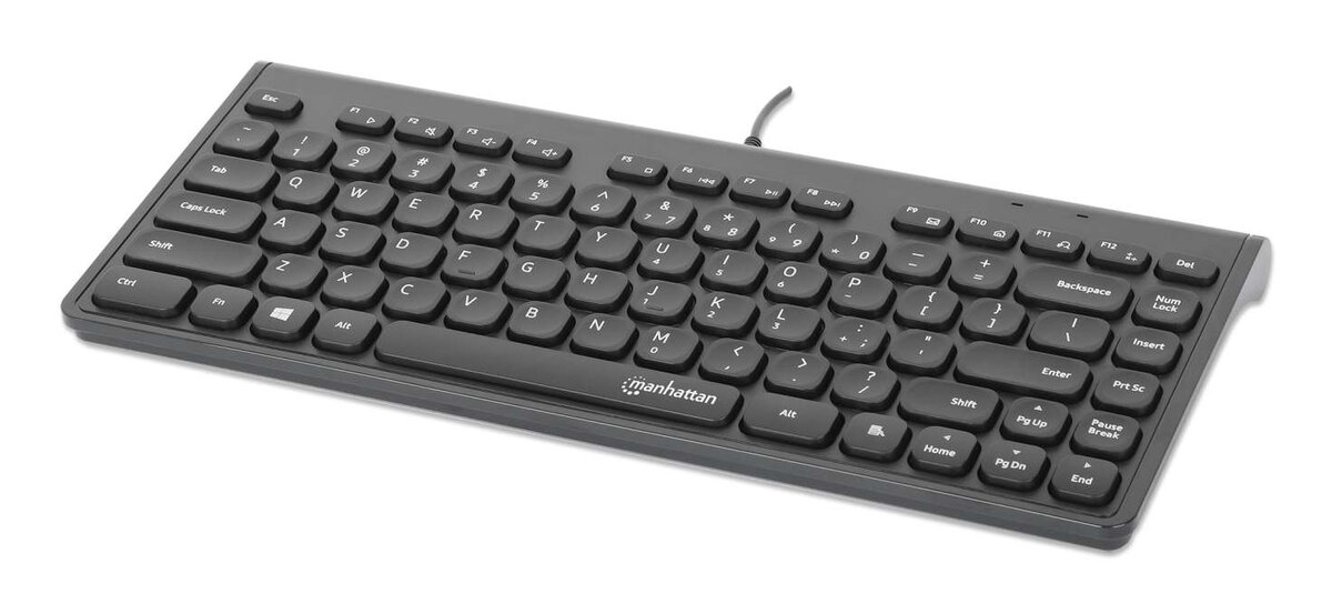 Teclado Manhattan 180702 Tkl Español Alámbrico Usb-A Negro