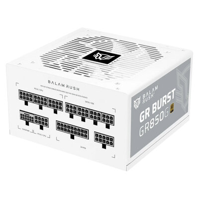Fuente De Poder Modular Balam Rush Gr850G 850W 80 Plus Gold Atx Blanco Br-940320