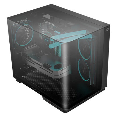 Gabinete Gamer Balam Rush Curve 6800 Media Torre Atx M-Atx Itx Negro Br-941570