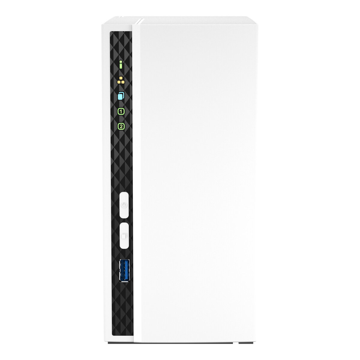 Nas Qnap Ts-233 2 Bahías Arm Cortex-A55 2.0Ghz 2Gb Ddr4 Sata 2X Usb 2.0/3.0 Blanco Ts-233-Us