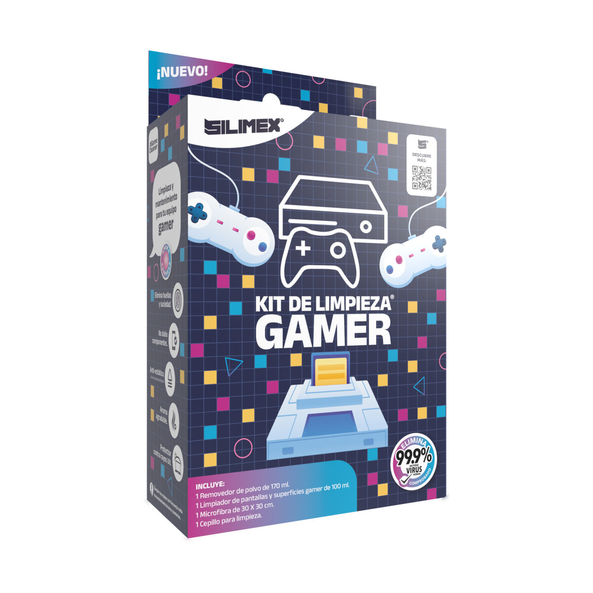 Kit De Limpieza Silimex Kitgamer Aire Comp. Limpiador Microfibra Kitgamer