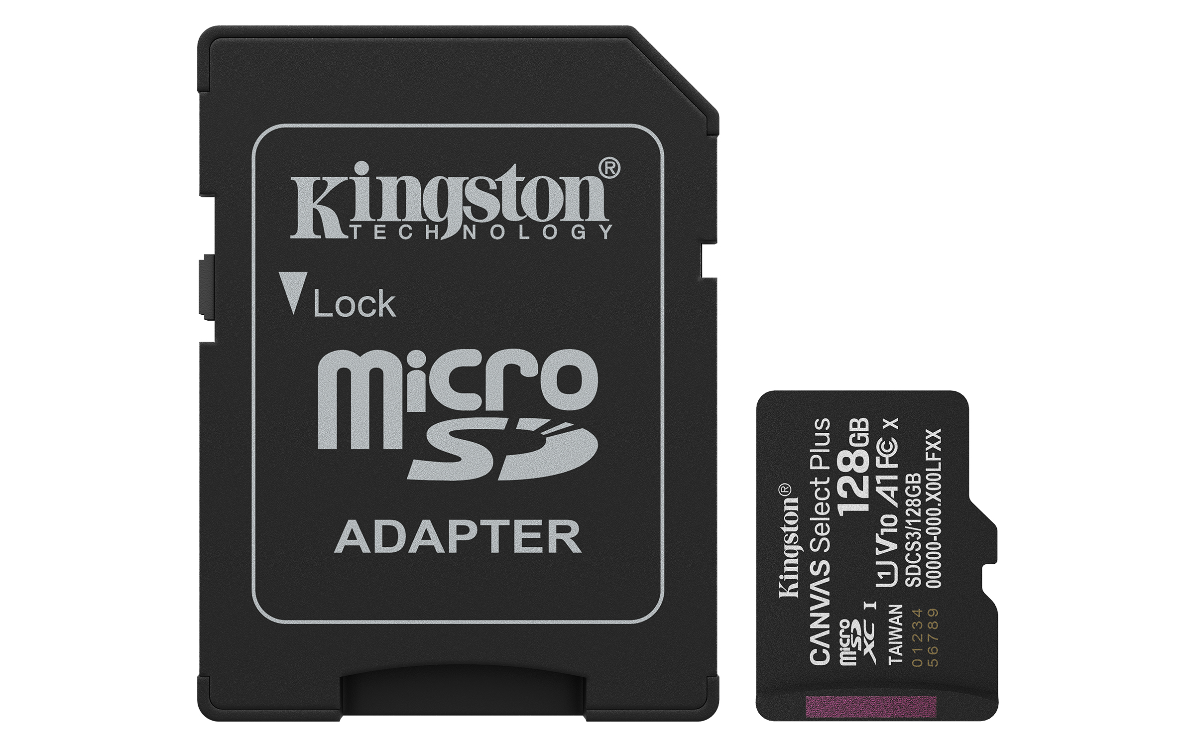 Memoria Microsd Kingston Canvas Select Plus Gen3 128Gb Microsdxc 150Mb/S Negro A1 Sdcs3/128Gb