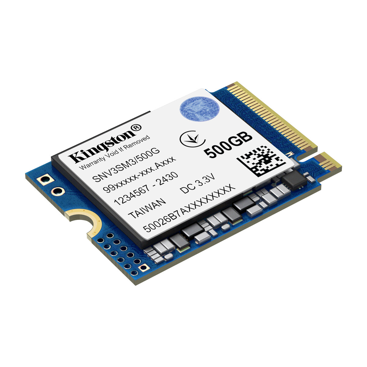 Ssd Interno Kingston Nv3 500Gb M.2 2230 Pcie Nvme 5000Mb/S Pcie 4.0 Snv3Sm3/500G