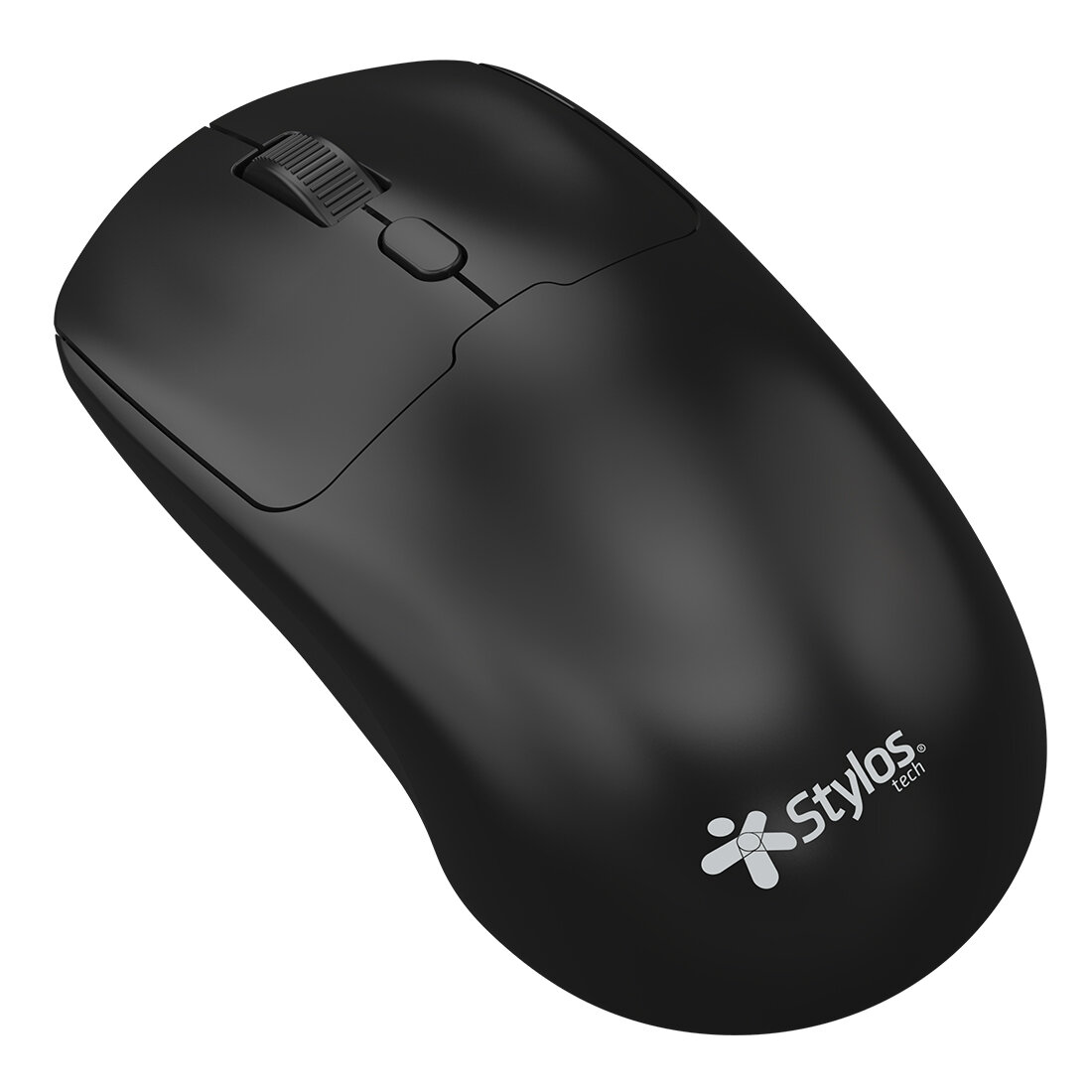 Mouse Stylos Stpmoi7B Óptico 1600 Dpi 4 Botones Rf Inalámbrico Ambidextro Stpmoi7B
