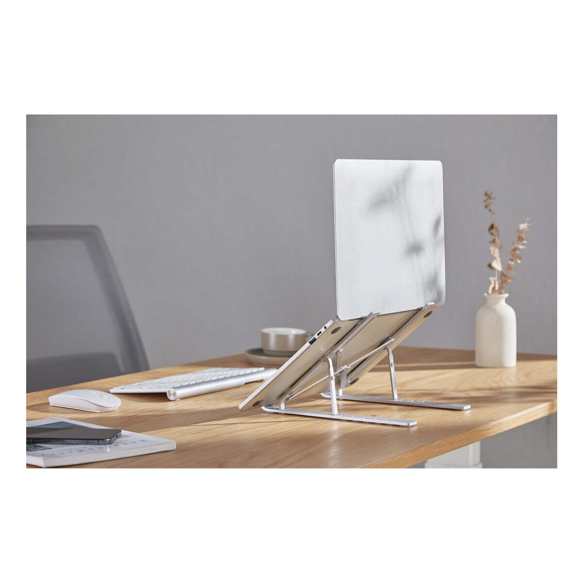 Soporte Para Laptop Manhattan 462600 Aluminio Ajustable Plegable 15.6 " 462600