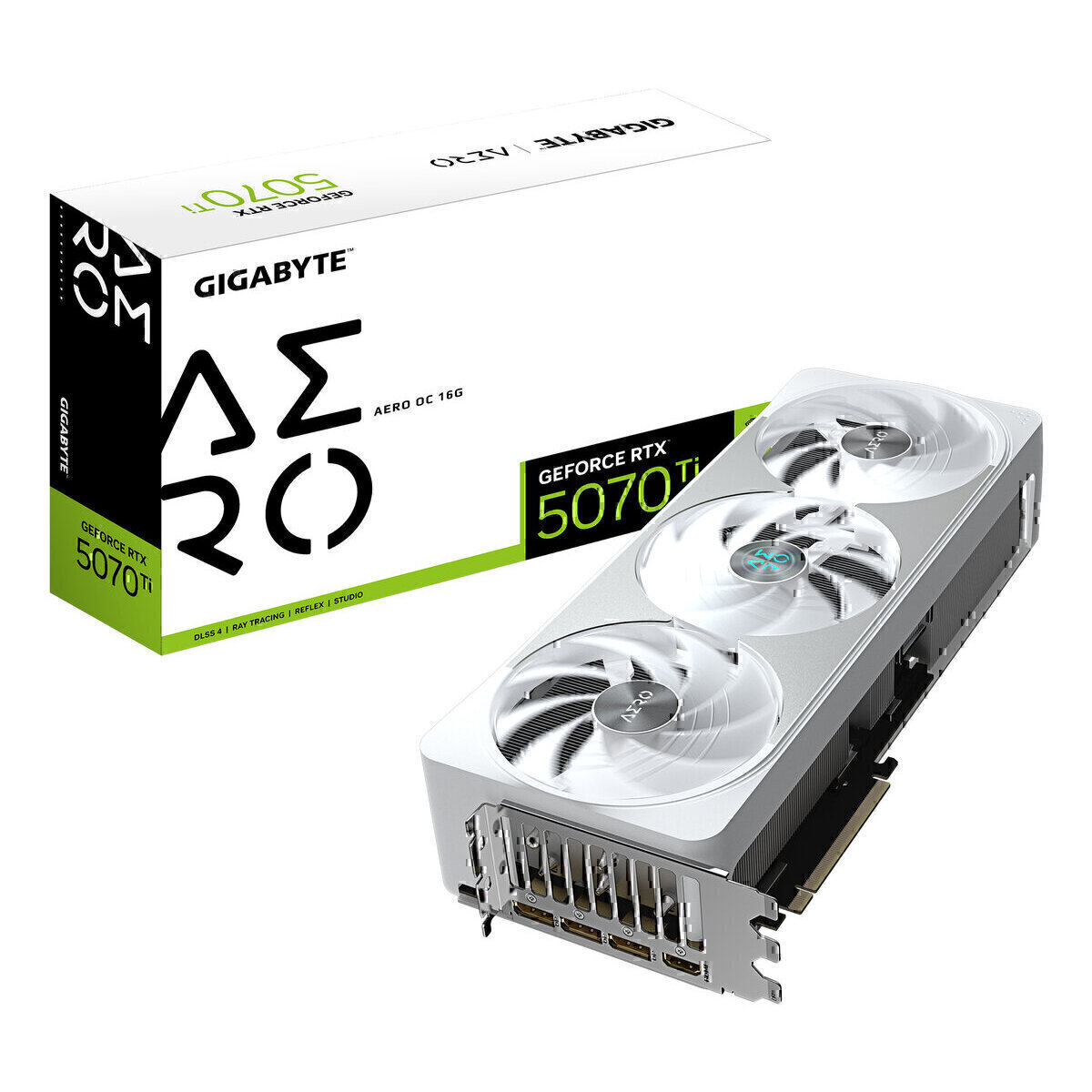 Tarjeta Grafica Gigabyte Geforce Rtx 5070 Ti Aero Oc 16Gb Gddr7 3Xdp 1Xhdmi Gv-N507Taero Oc-16Gd