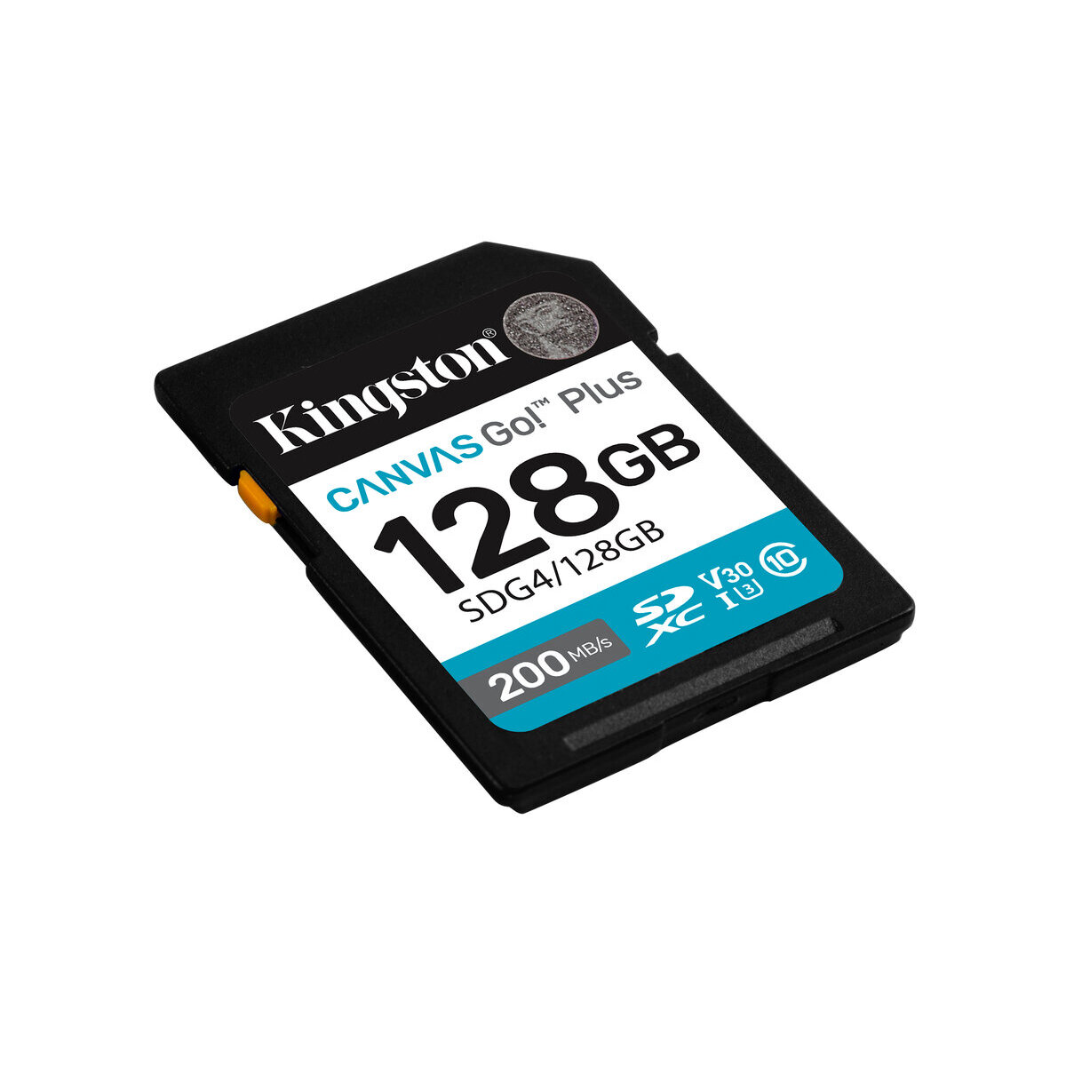 Memoria Sdxc Kingston Canvas Go Plus G4 128Gb Sdxc 200Mb/S Negro Uhs-I U3 V30 Sdg4/128Gb