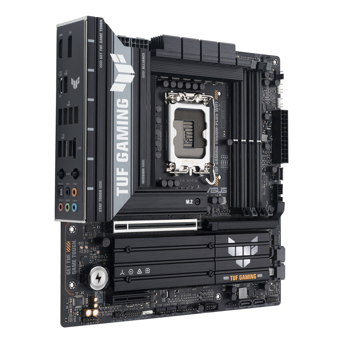 Tarjeta Madre Asus Tuf Gaming B860M-Plus Wifi B860 Lga1851 Ddr5 256Gb Wifi7 Microatx 90Mb1Jv0-M0Eay0