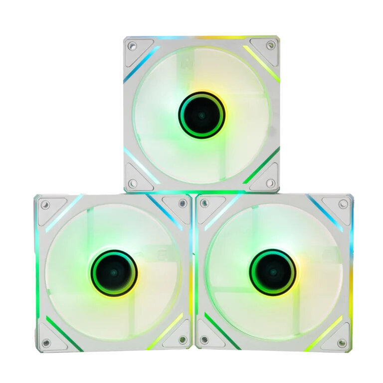 Ventilador Naceb Na-0650B 3X 120Mm 1400Rpm Argb Blanco Na-0650B