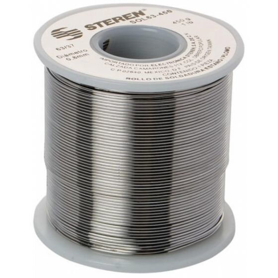 Alambre De Soldadura Steren Sol60-450 450G 60/40 1Mm Sol60-450